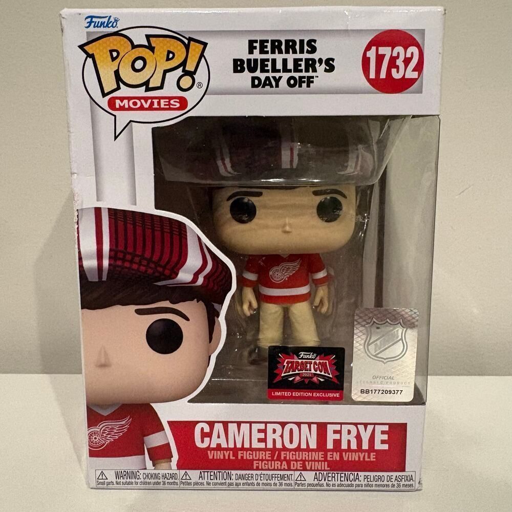 Ferris Bueller's Day Off Cameron Frye NHL Red Wings Funko Pop 1732